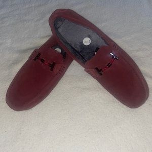 Dark BurgundySize 11.5, colored loafers